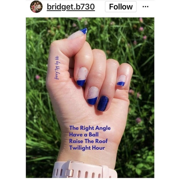 3 for $30 NWT Retired Color Street "The Right Angle" Nail Polish Strips - Picture 12 of 13